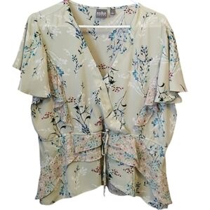 Soho Jeans Womens Flower Blouse‎